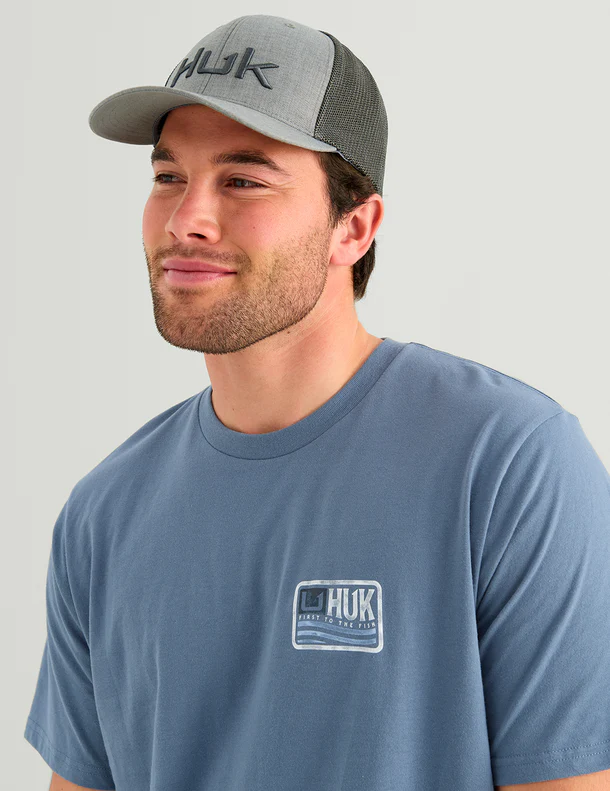 Huk Born Wave Tee - Stormy Blue - Southern Belle Boutique