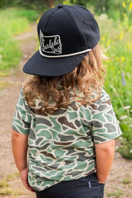 Youth Retro Duck Camo Tee - Duck on Water