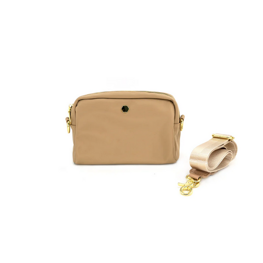 Khaki Nylon Pouch Bag 2508 - Southern Belle Boutique