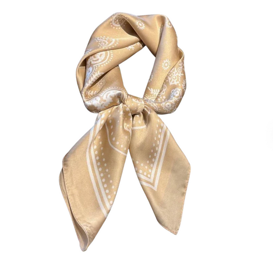 Bandana Scarf - Champagne - Southern Belle Boutique