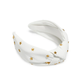 Stars Knotted Headband, White - Southern Belle Boutique