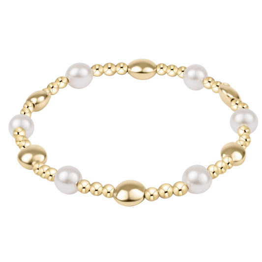 Honesty Sincerity Pearl 6mm Bracelet - Southern Belle Boutique