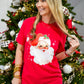 Jolly Santa Red SS Tee