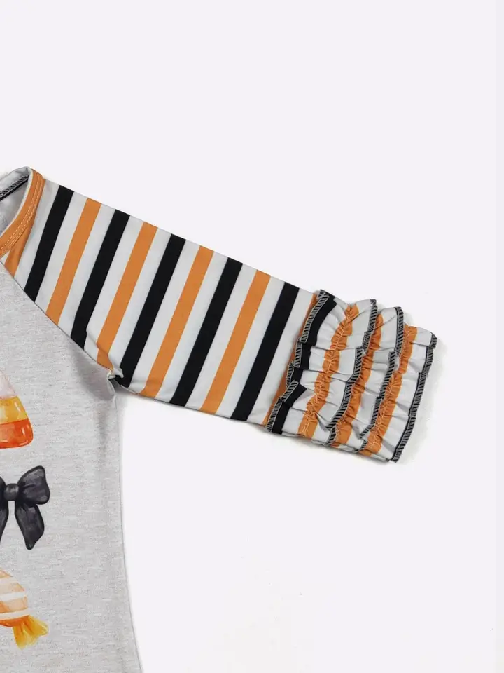 Halloween Boo Bows Girls Raglan - Southern Belle Boutique