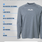 Airweight Crew - Coastal Drift Heather - Southern Belle Boutique
