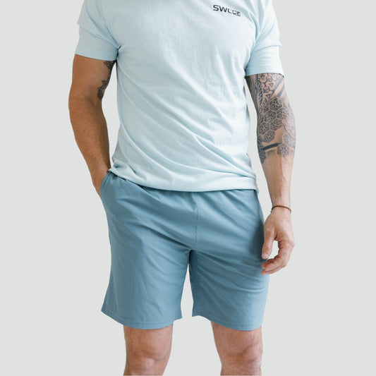 Zephyr Short - Smoke Blue - Southern Belle Boutique