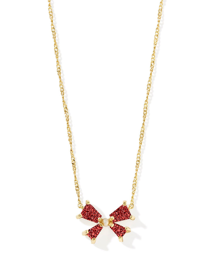 Blair Bow Small Short Pendant Necklace