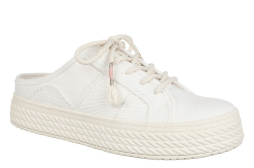 Super Slide White Mule - Southern Belle Boutique