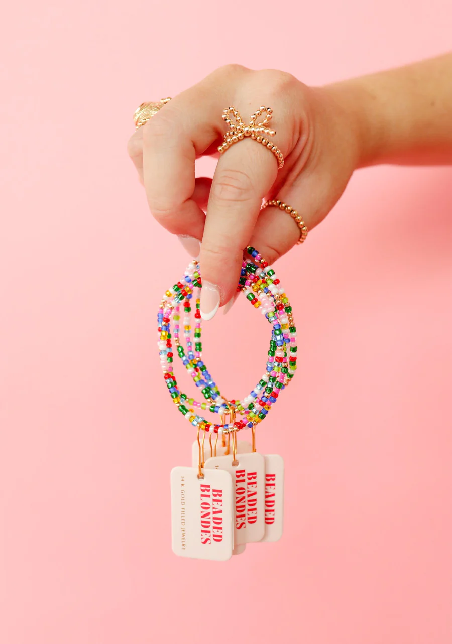 Let It Snow Sprinkle Bracelet - Southern Belle Boutique