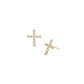 Legacy Cross Stud Earrings - Gold - Southern Belle Boutique