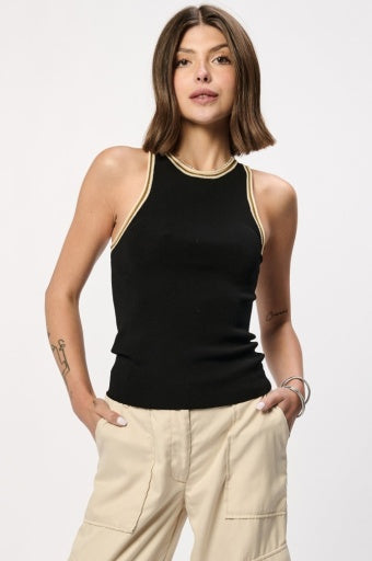 Mariah Tank - Black - Southern Belle Boutique