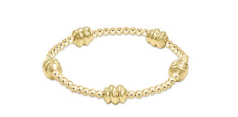 Admire Gold 3mm Bead Bracelet - Gold