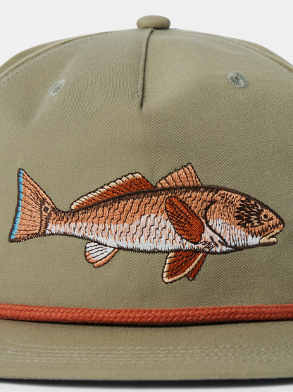 Red Fish Hat - Sage Brush - Southern Belle Boutique