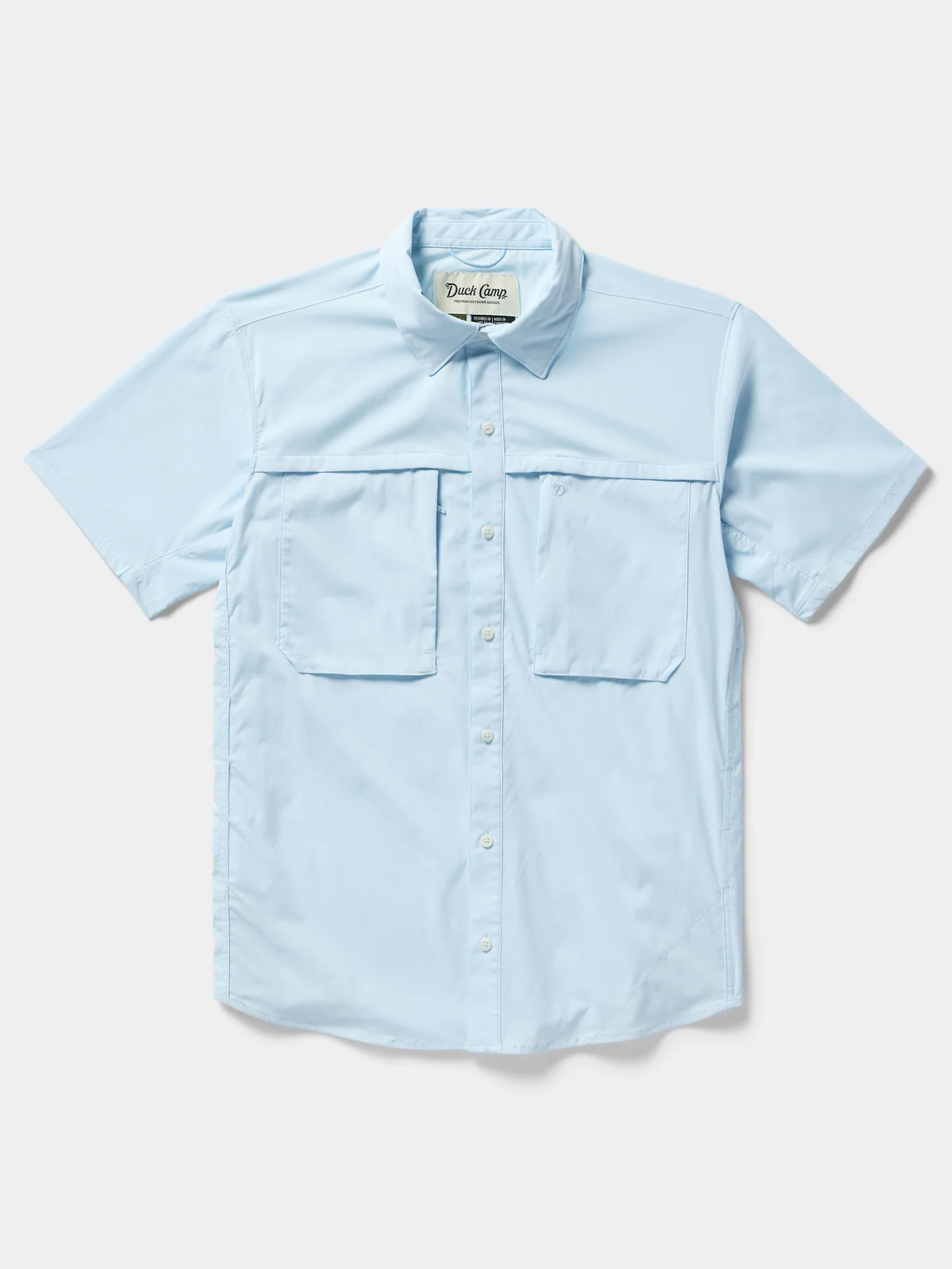 M's Lightweight Fishing Shirt Short Sleeve - Ice Water - Southern Belle Boutique