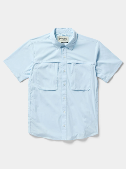M's Lightweight Fishing Shirt Short Sleeve - Ice Water - Southern Belle Boutique