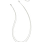 Cailin Multi Strand Necklace - Silver White Crystal