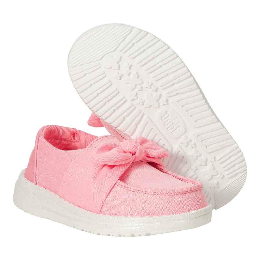 Wendy Bow Toddler Stardust Pink - Southern Belle Boutique