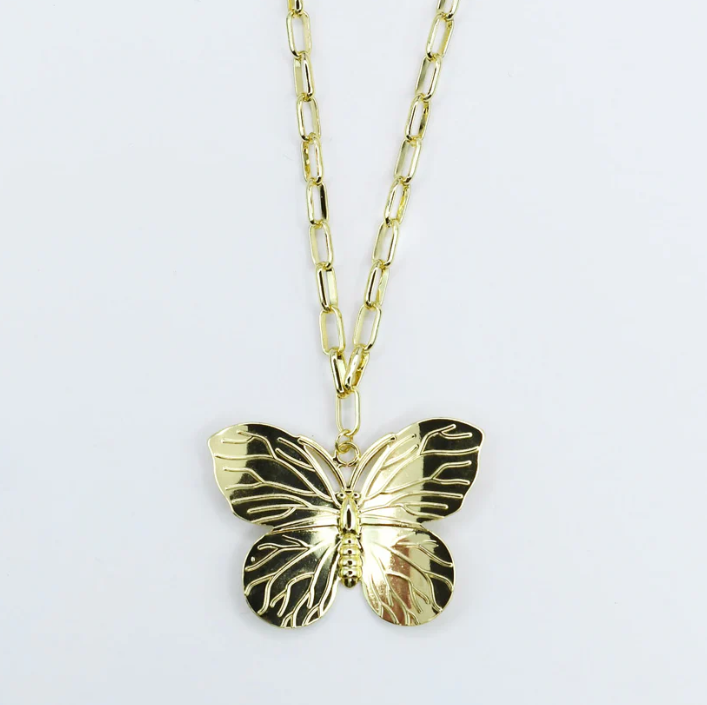 Wings of Grace Chain Necklace - Southern Belle Boutique