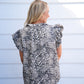 Animal Red Stripe Blouse