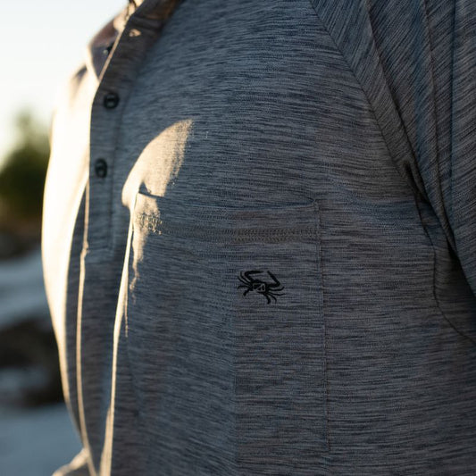 Hawksbill Hoodie - Charcoal Heather - Southern Belle Boutique