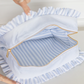 Blue Fawn Ruffled Nylon Tech Organizer