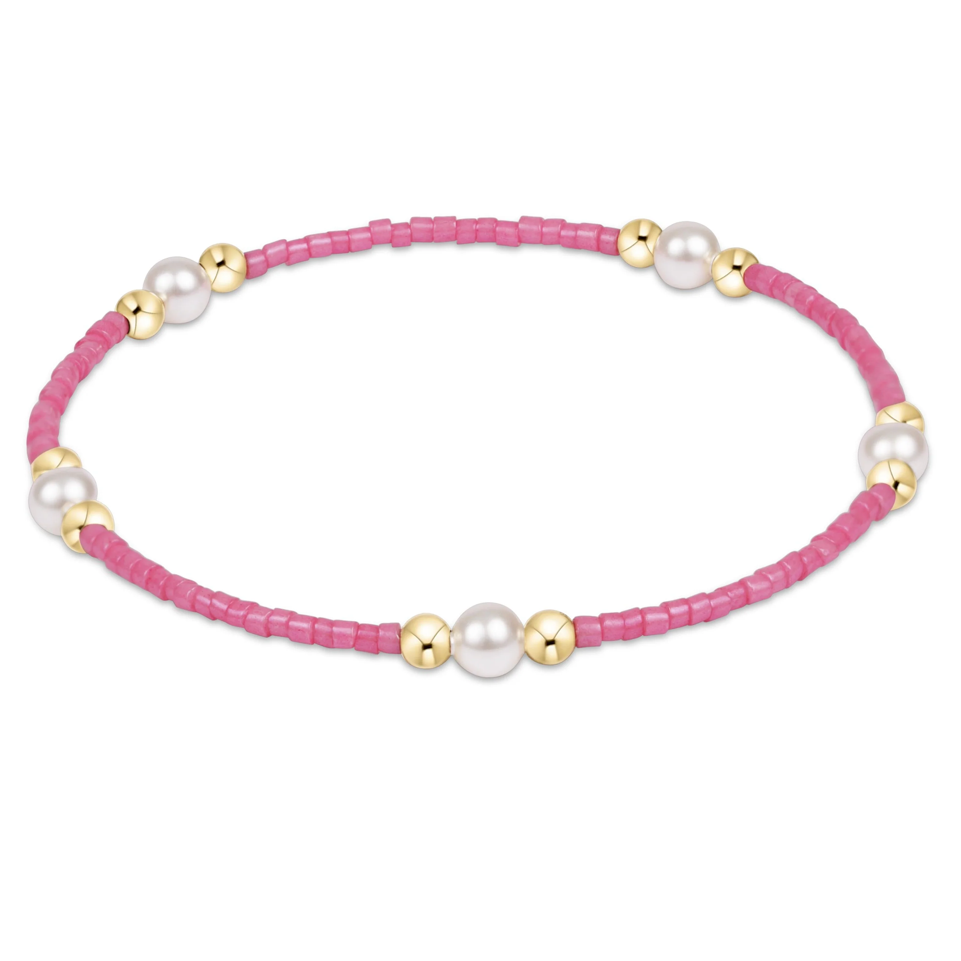 Hope Purpose Pearl Bracelet - Bubblegum - Southern Belle Boutique