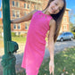 Pink Cosmos Tank Dress - Southern Belle Boutique