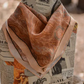 Western Harvest in Dusty Rose Silk Cowgirl Wild Rag Scarf - Southern Belle Boutique