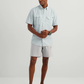 Tide Point Short Sleeve Button-Down - Heron Blue - Southern Belle Boutique