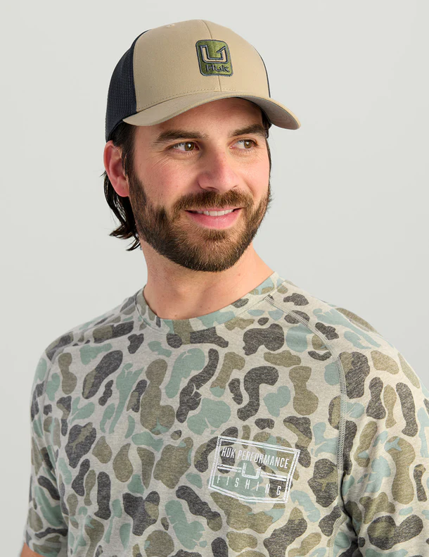 Drift Short Sleeve Performance Tee - Volcanic Ash Camo - Southern Belle Boutique