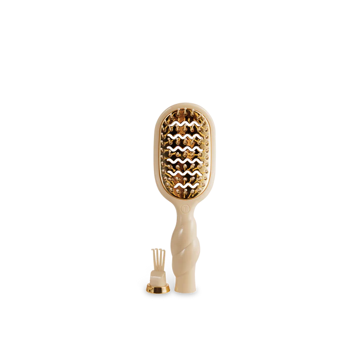 Mini Vented Hair Brush - Tan - Southern Belle Boutique