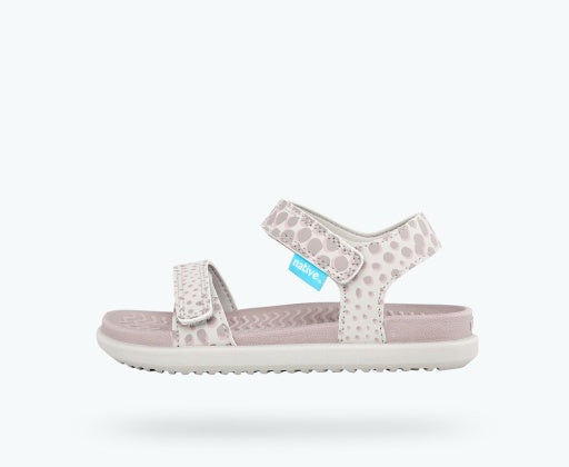 Charley Sandal Pink Grey Print - Southern Belle Boutique