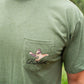 Ducks Flying SS - Heather Olive