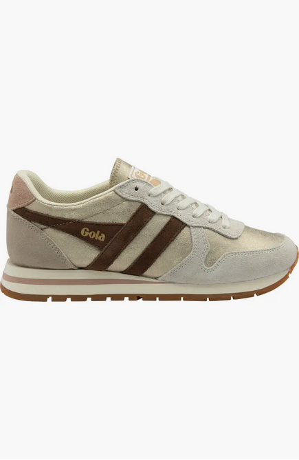 Daktona Blaze Trainer Gold/Dark Brown/Cameo - Southern Belle Boutique