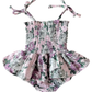 Muslin Smocked Bubble w/ Skirt, Blissful Blossoms - Southern Belle Boutique