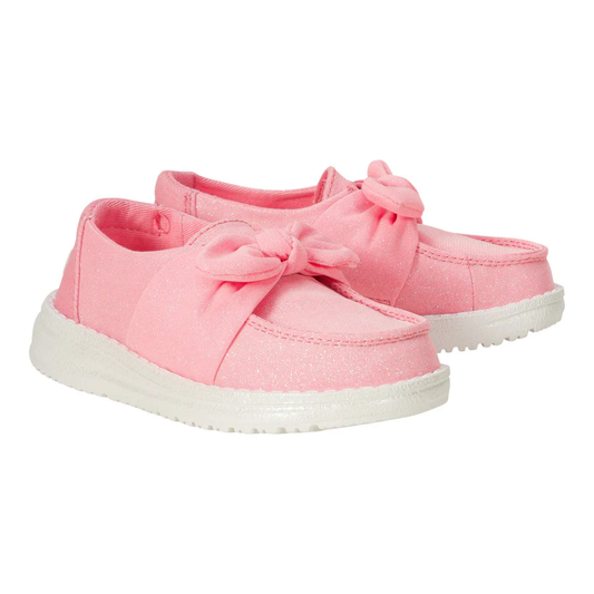 Wendy Bow Toddler Stardust Pink - Southern Belle Boutique