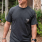 Classic Deer Camo SS Tee - Heather Black