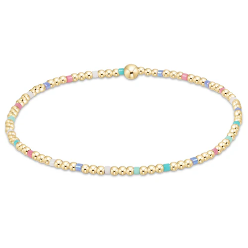 Hope Sincerity Pattern 2mm Bead Bracelet - Hot Mess SS25 - Southern Belle Boutique