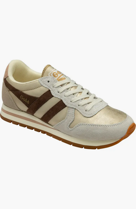Daktona Blaze Trainer Gold/Dark Brown/Cameo - Southern Belle Boutique