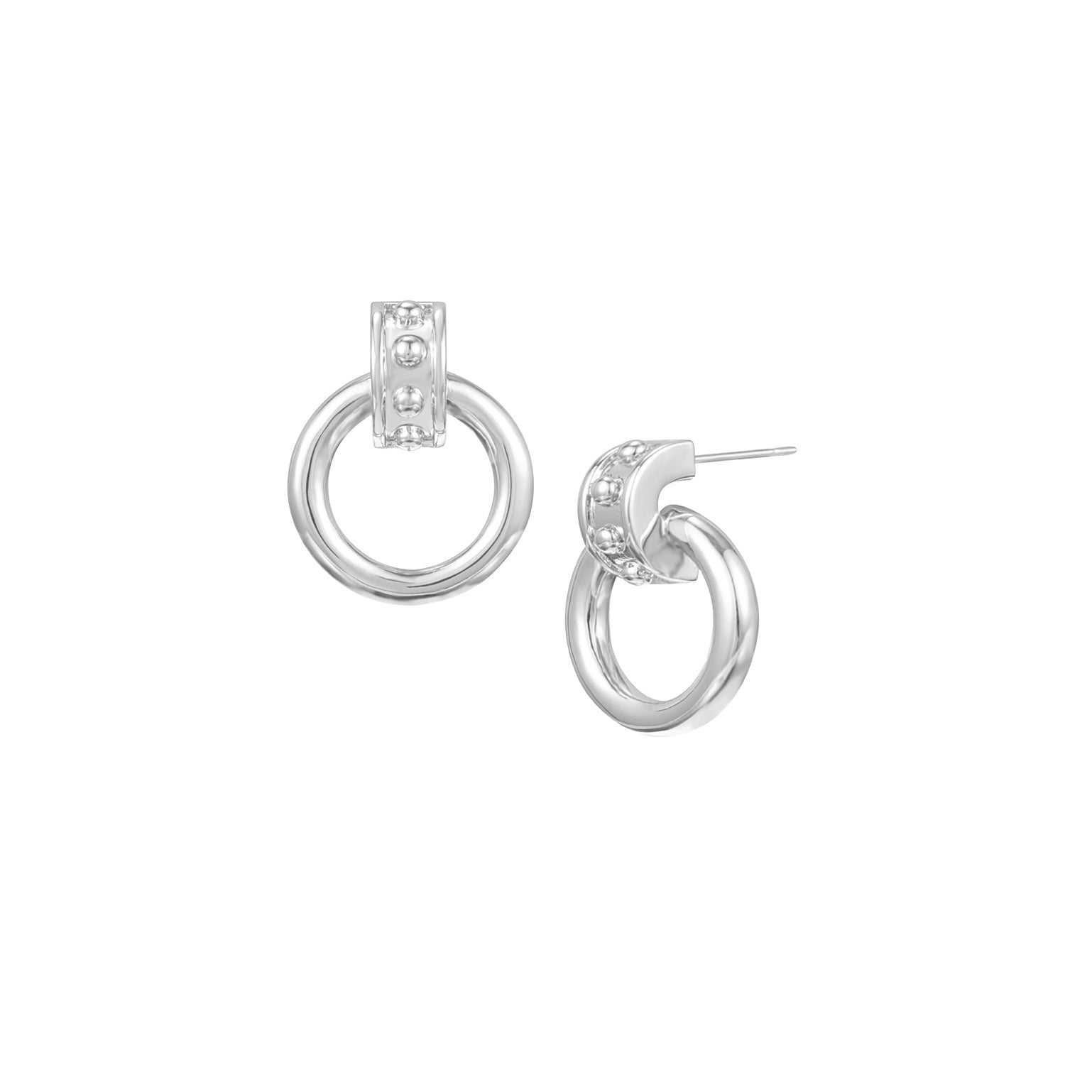 Enchanted Doorknocker Earrings - Silver - Southern Belle Boutique