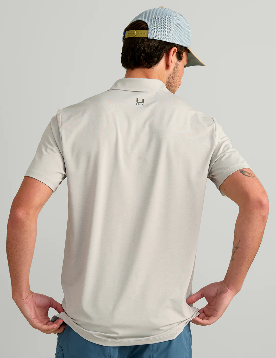 Pursuit Performance Polo - Seagull Heather - Southern Belle Boutique