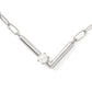Pearl Initial L Short Pendant Necklace - Silver - Southern Belle Boutique