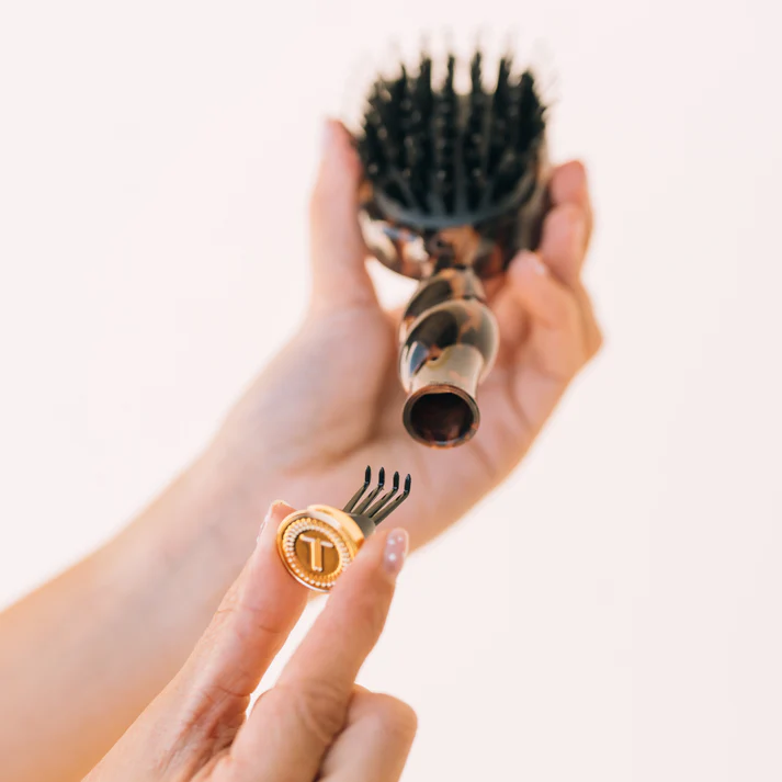 Mini Boar Bristle Hair Brush - Tortoise - Southern Belle Boutique