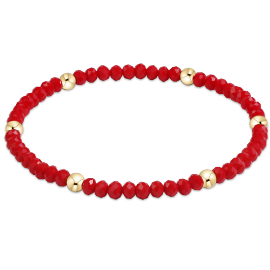 Gameday Flirty Presence Bracelet - Red - Southern Belle Boutique
