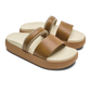 Pae Leather Slide Sandals - Tan/White Sand - Southern Belle Boutique