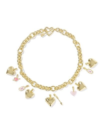 Jayna Statement Necklace - Gold Ivory Mother Of Pearl