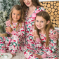Softsnooze Holly Bows Ruffle LS PJ Set