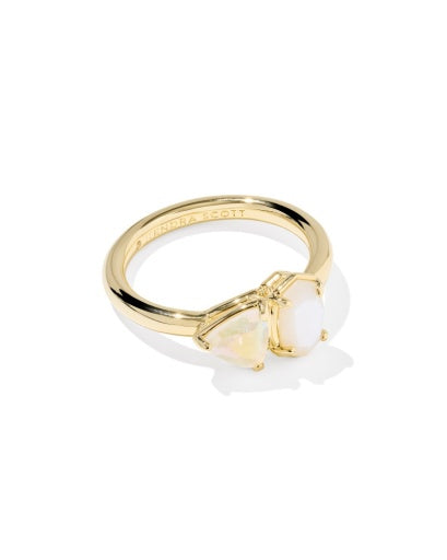 Tatum Band Ring - Gold Neutral Mix - Southern Belle Boutique