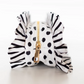 Ruffled Nylon Pencil Bag - Polka Stripe - Southern Belle Boutique