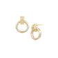 Enchanted Doorknocker Earrings - Gold